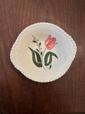 Vintage Blue Ridge Pottery Tulip Bowl Handles Southern Potteries USA